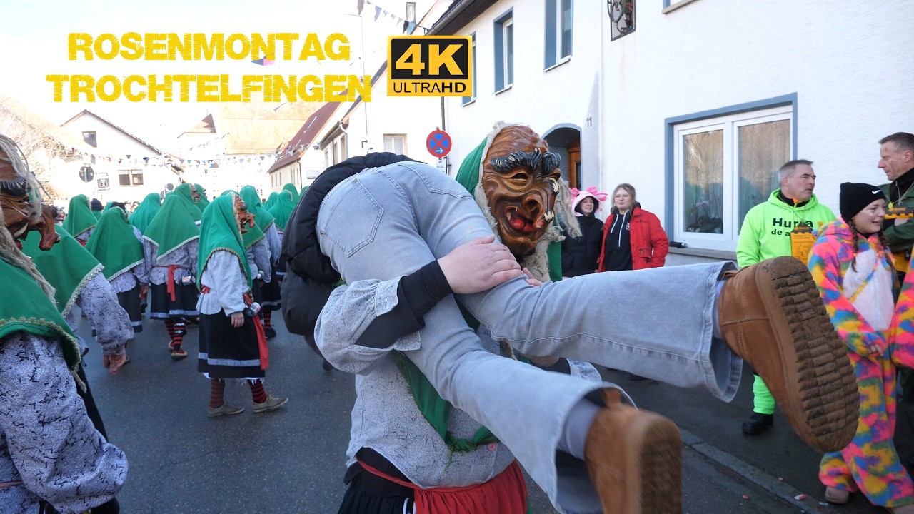 Fasnet Rosenmontagsumzug in Trochtelfingen Teil1