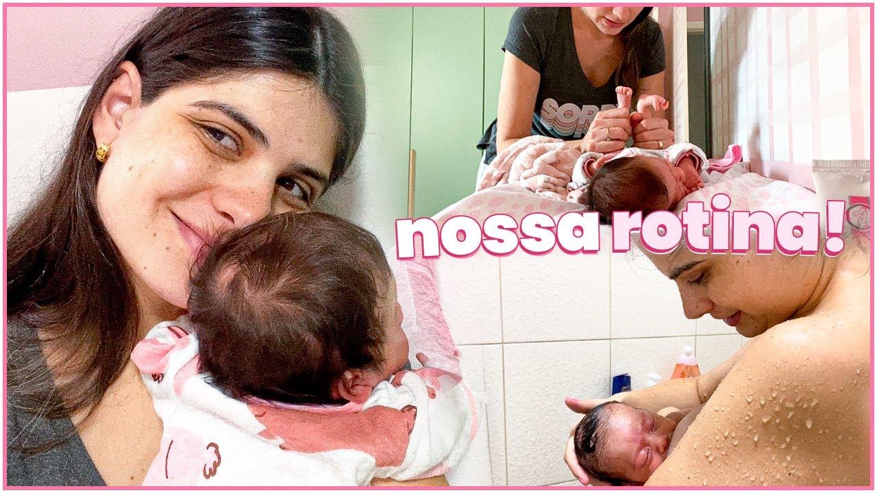 UM DIA DA NOSSA ROTINA COM UMA RECÉM NASCIDA - Thamyê Baseggio