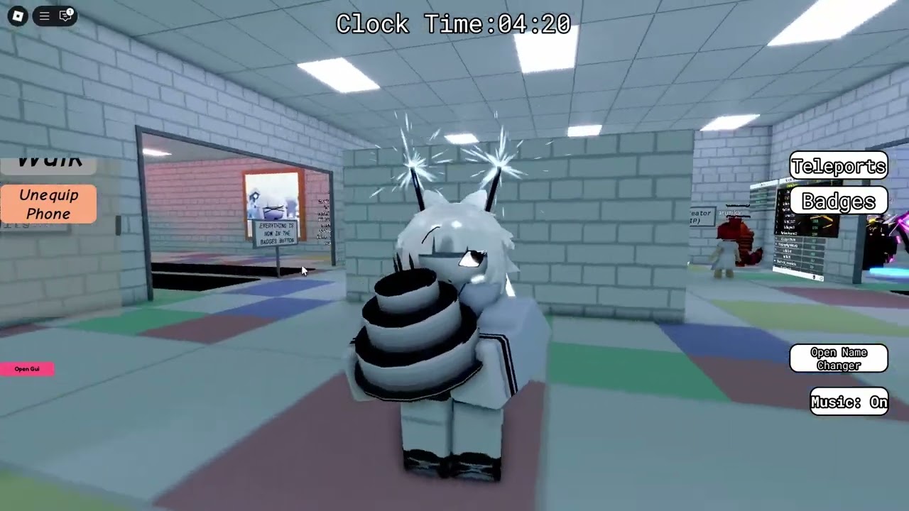 Anniversary Claire Badge Location | Roblox Fundamental Paper Education VR Roleplay