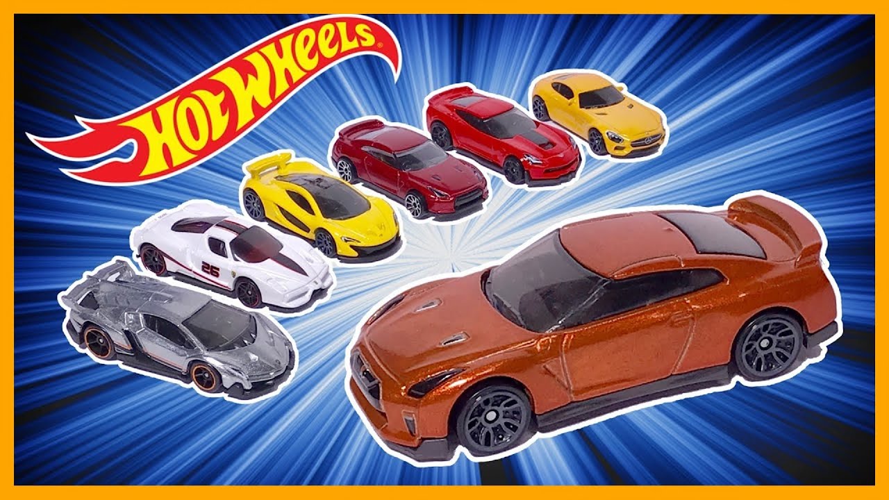 2017 NISSAN GTR vs 6 SUPER CAR EXOTICS - Hot Wheels