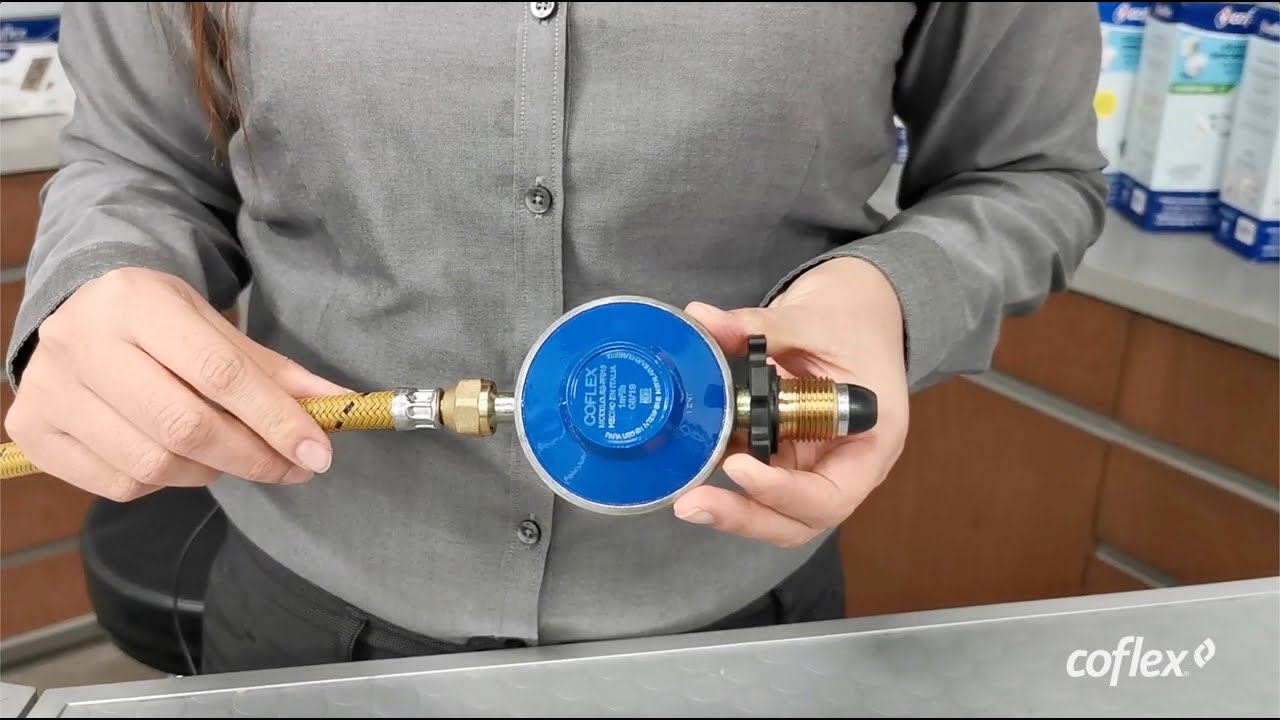 Regulador Completo Coflex para Gas LP mod. RG-PFB10