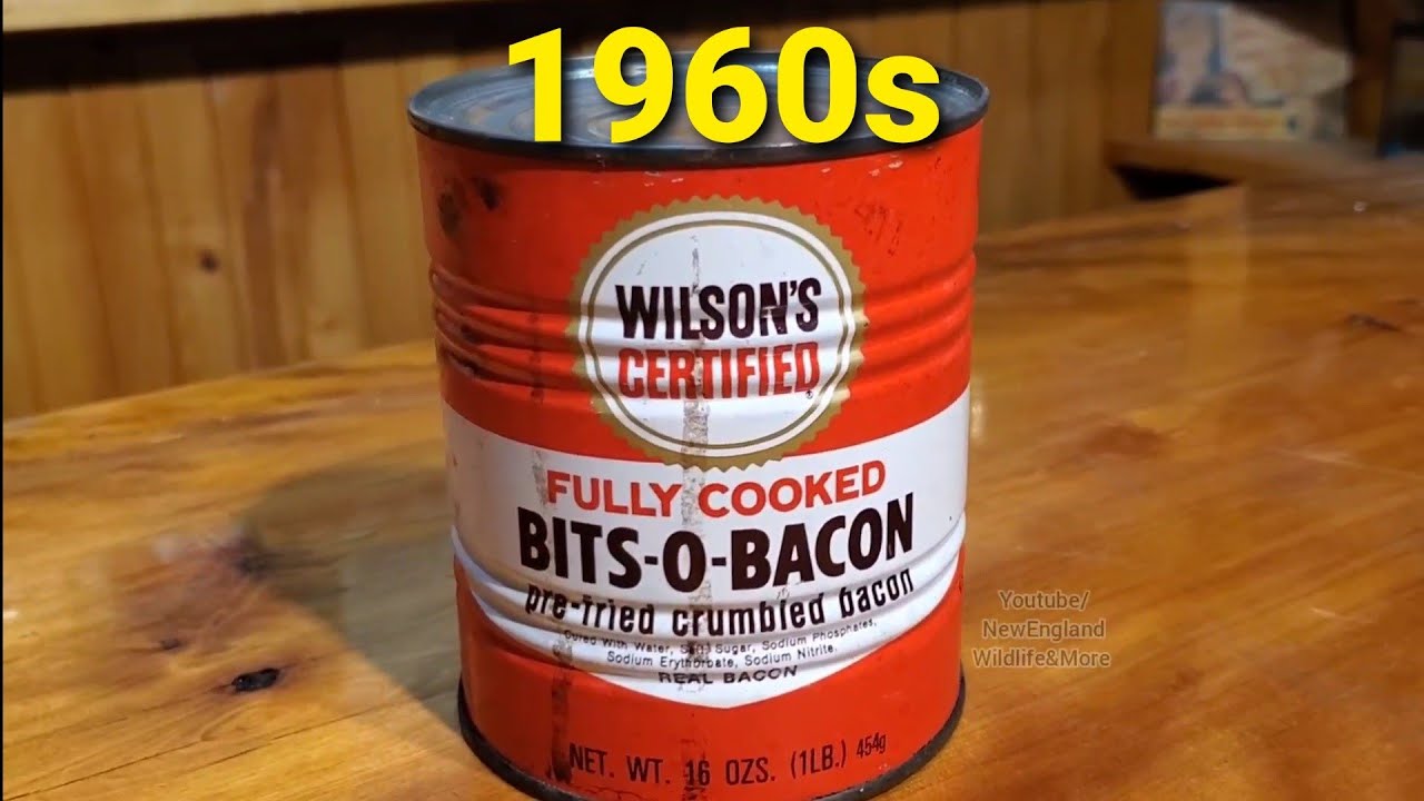 Oldest Bacon Ever Opened. BITS-O-BACON Wilson's Certified.