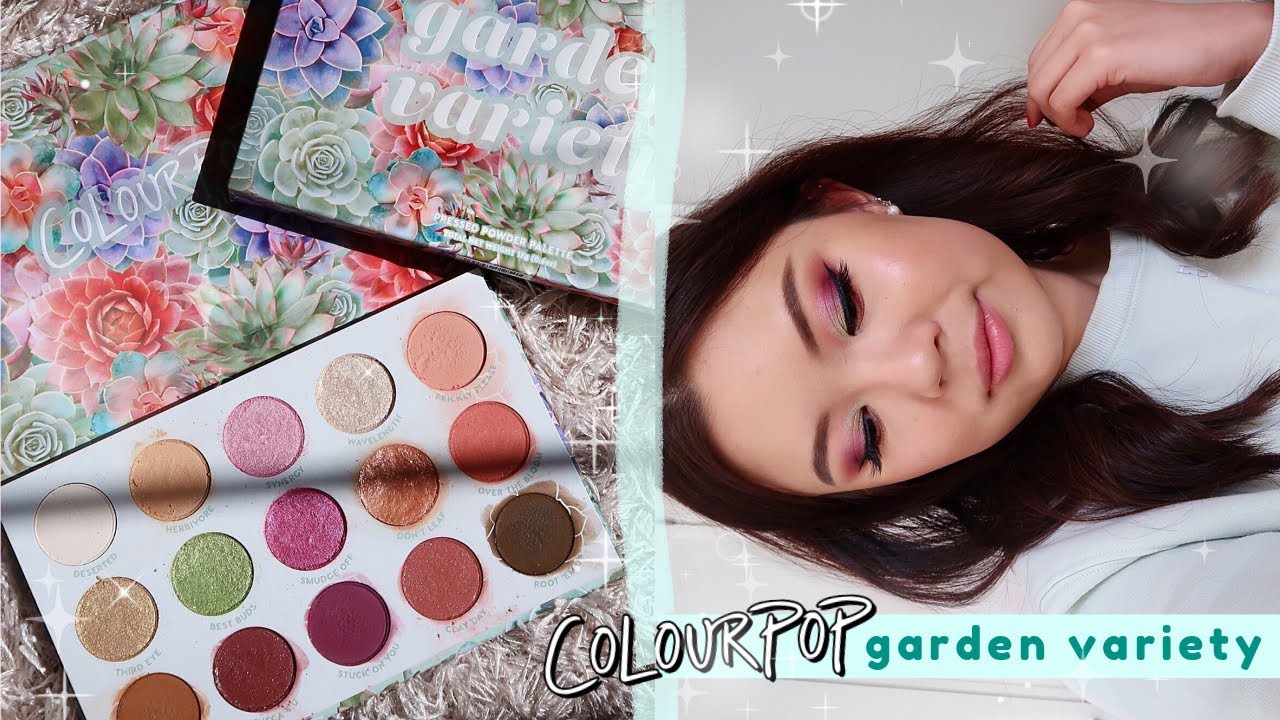 COLOURPOP GARDEN VARIETY 🌷 3 LOOKS, REVIEW + COMPARISONS