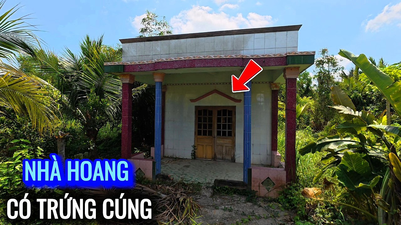 Căn nhà hoang hẹo lánh còn bàn thờ và trứng cúng bí ẩn