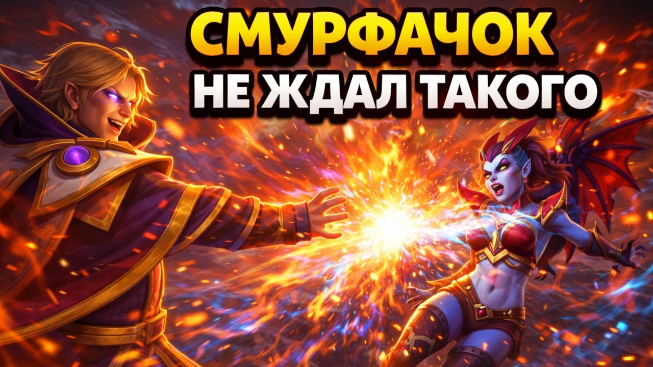 Смурф Не Ожидал, Что Против Него Топ 1 Инвокер | Dota 2 | Дота 2