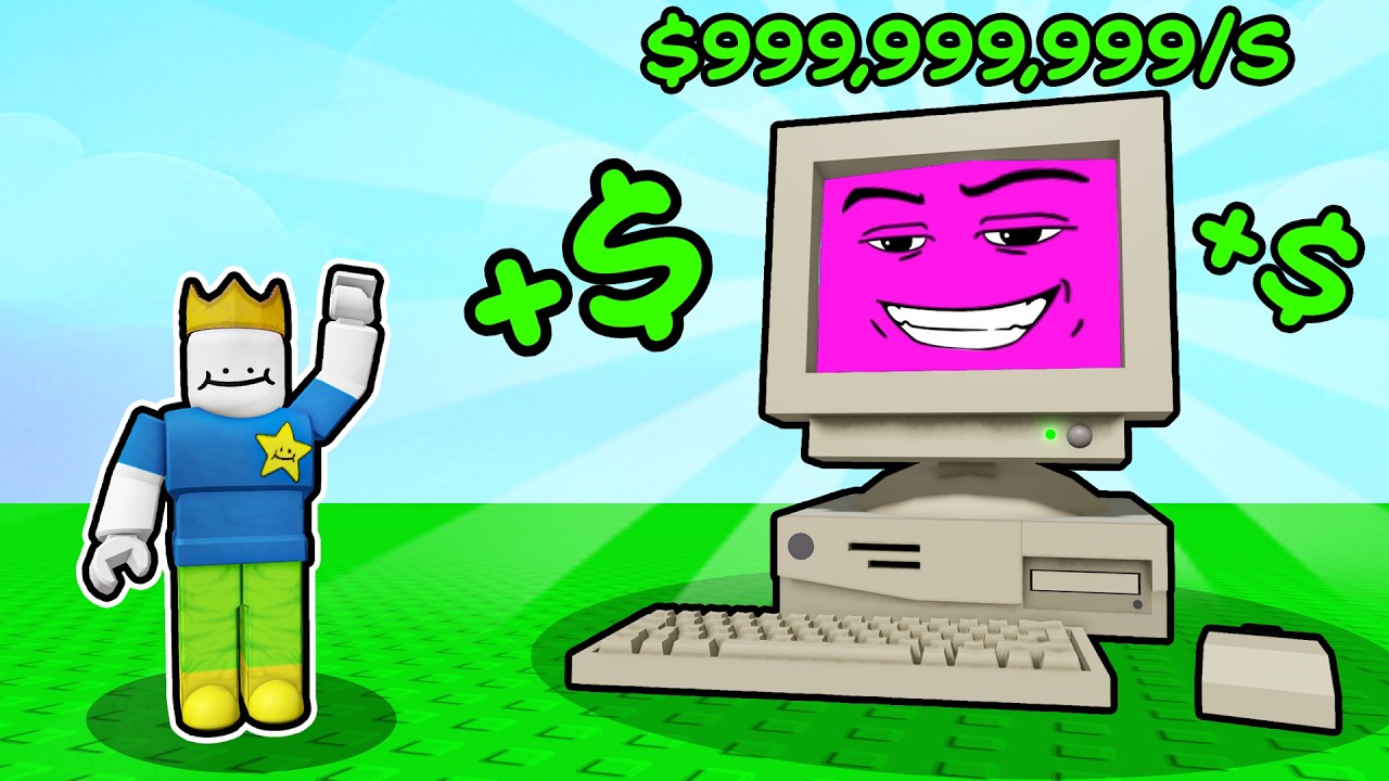 Повышение уровня моего компьютера до максимального в Roblox (постепенное обновление).