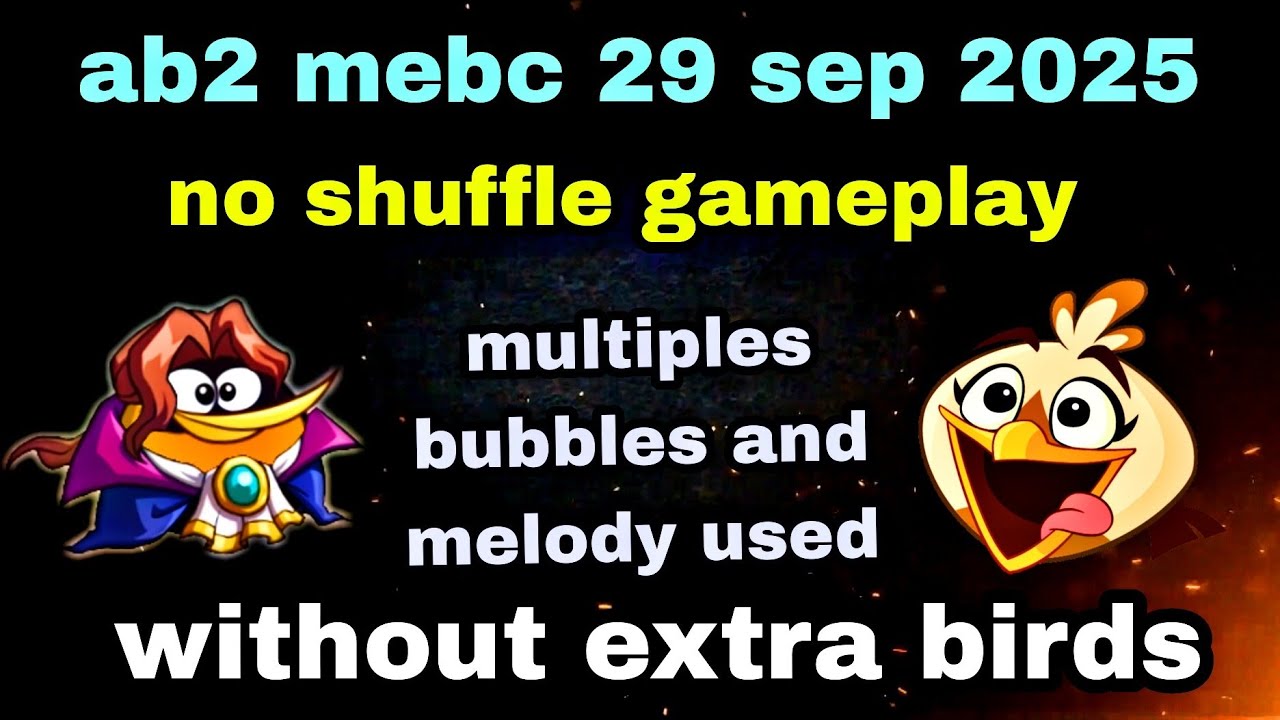 Angry birds 2 mighty eagle bootcamp Mebc 29 sep 2025 without extra birds 13 rooms #ab2 mebc today