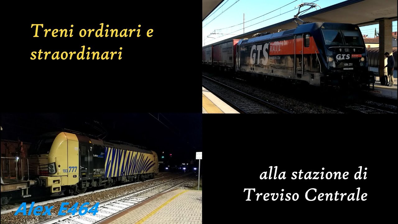 Treni ordinari e straordinari.. a Treviso! Mercioni, Invii, Caimani, E193 777... e molto altro