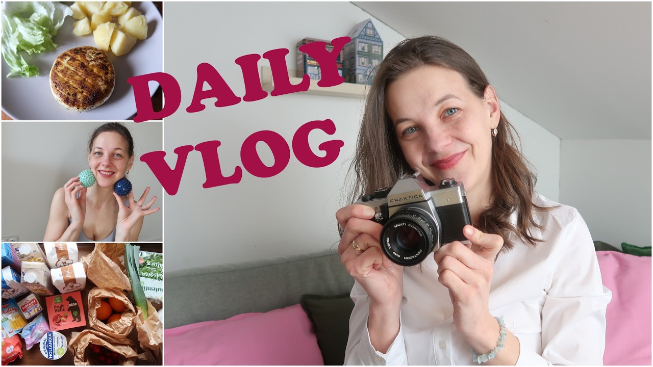 Nákup na Rohlíku 🥐 fotím SAMA sebe | WEB 📚 knížky | vlog