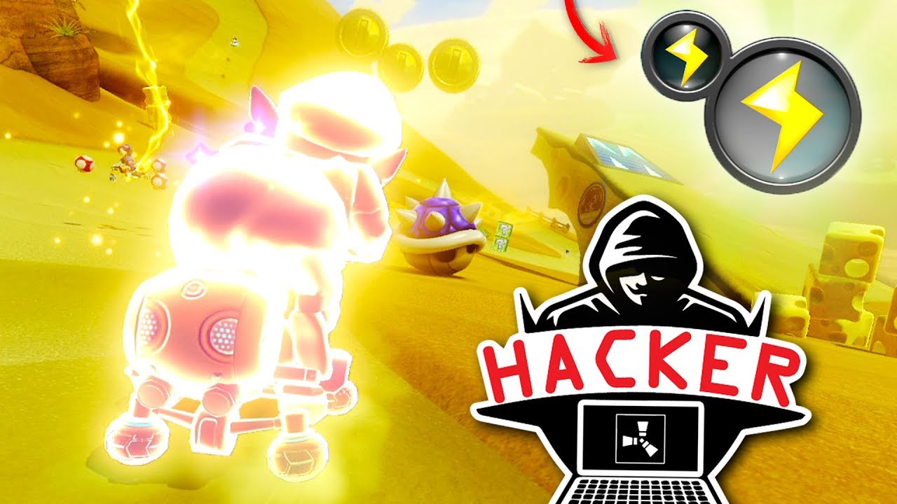 ME ENCUENTRO A UN HACKER CON OBJETOS INFINITOS EN MARIO KART 8 DELUXE | Nintendo Switch
