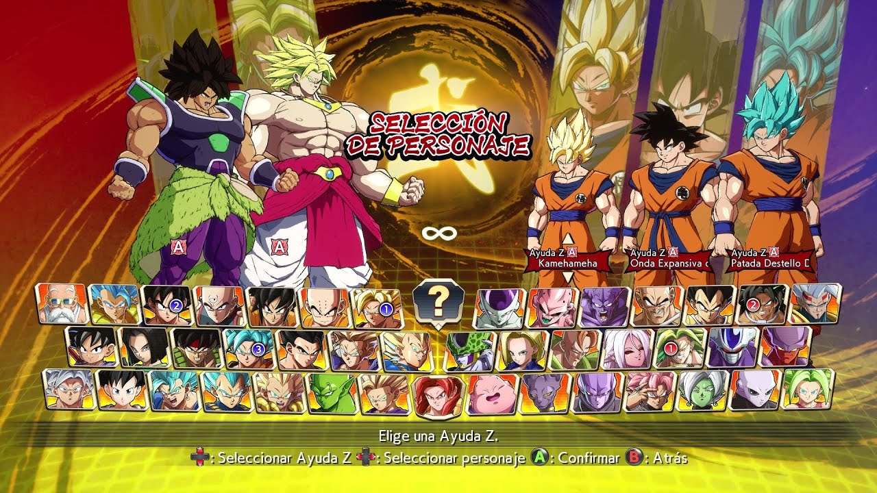 Dragon Ball FighterZ Broly vs Kakarot