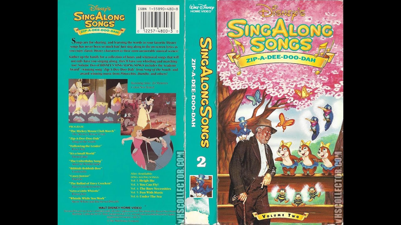 Closing to Disney's Sing Along Songs Zip-A-Dee-Doo-Dah 1990 VHS (Version #1)