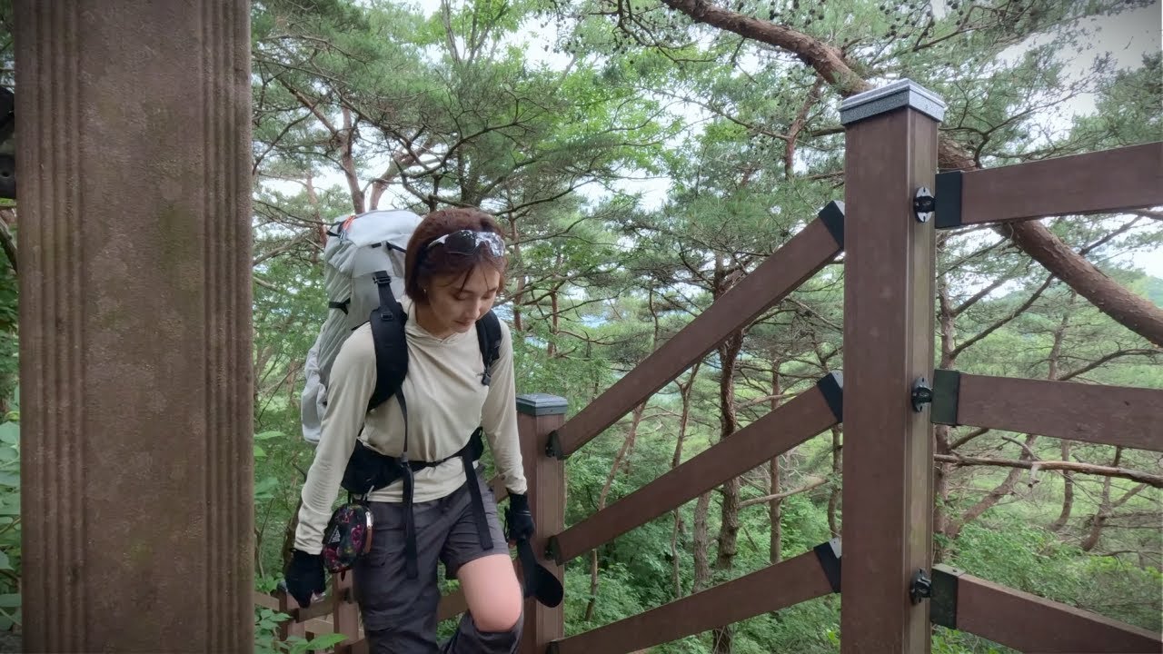 한반도를 볼 수 있는 순창 무직산으로 l 나홀로 대중교통 백패킹