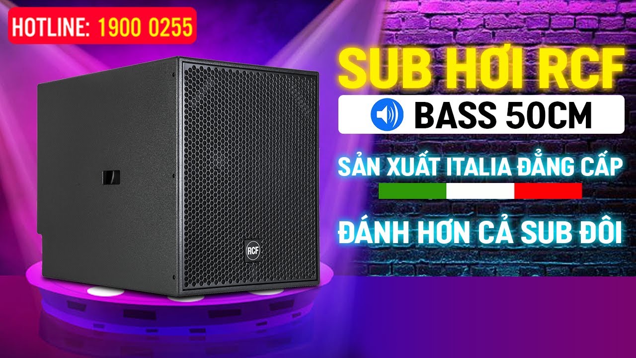 Loa Sub Hơi Bass 50cm Khủng Khiếp - Sản xuất Italia đẳng cấp Châu Âu đánh hơn cả Sub đôi