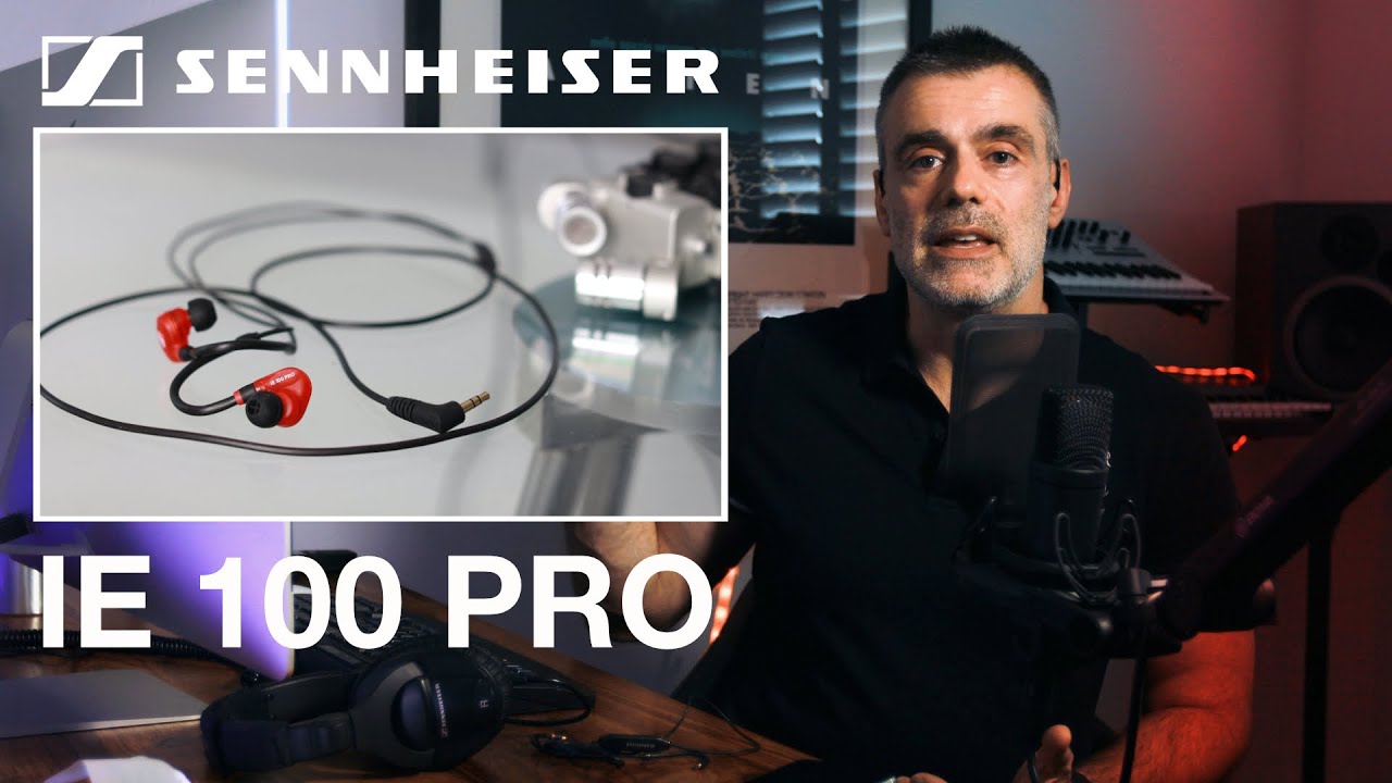 Мониторные наушники Sennheiser IE100 Pro для музыкантов, диджеев, продюсеров и исполнителей