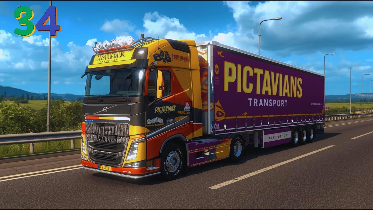 ETS2 [FR][La Chronique du Pictavien] S1 E34: Petite route sympa  DLC Nordic Horizon (Andenes-Narvik)