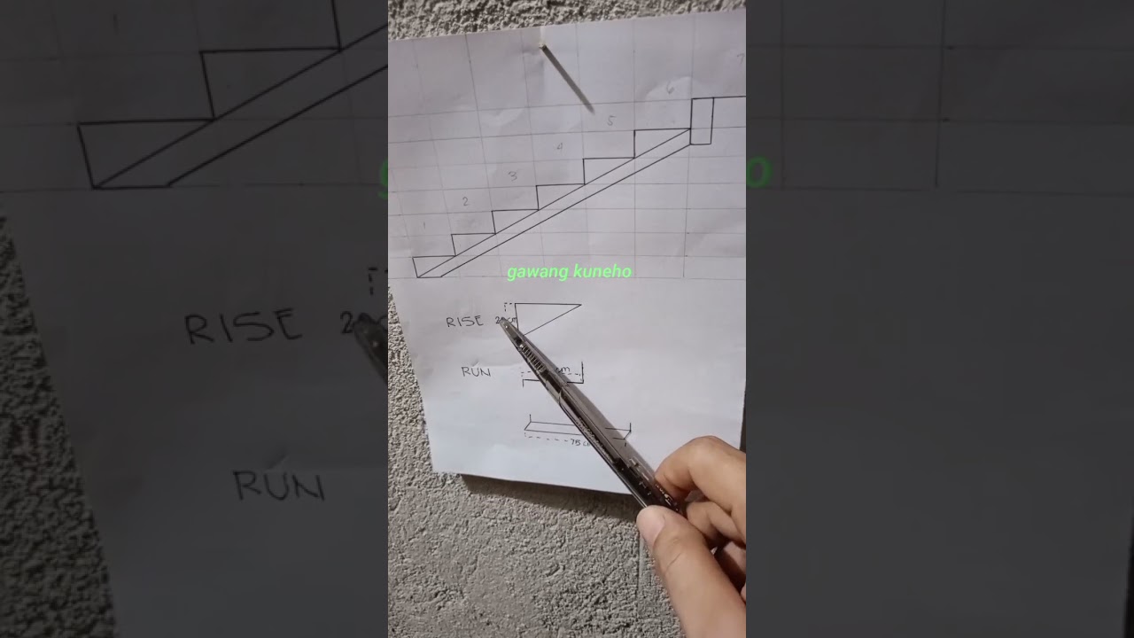 stairs standard dimension. #gawangkuneho