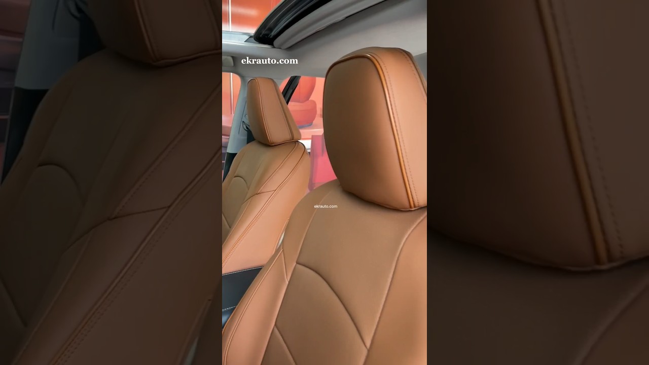 EKR custom brown seat cover for Lexus #ekr #ekrleather #ekrcover #ekrcaraccessories #ekrseatcover