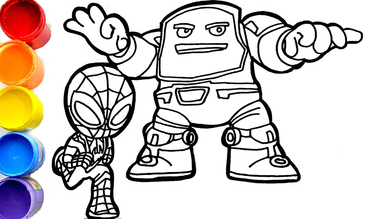 🔴🟡How to draw - ZOLA, Marvel's Spidey and his Amazing Friends (Web-Spinners Version) | disney junior