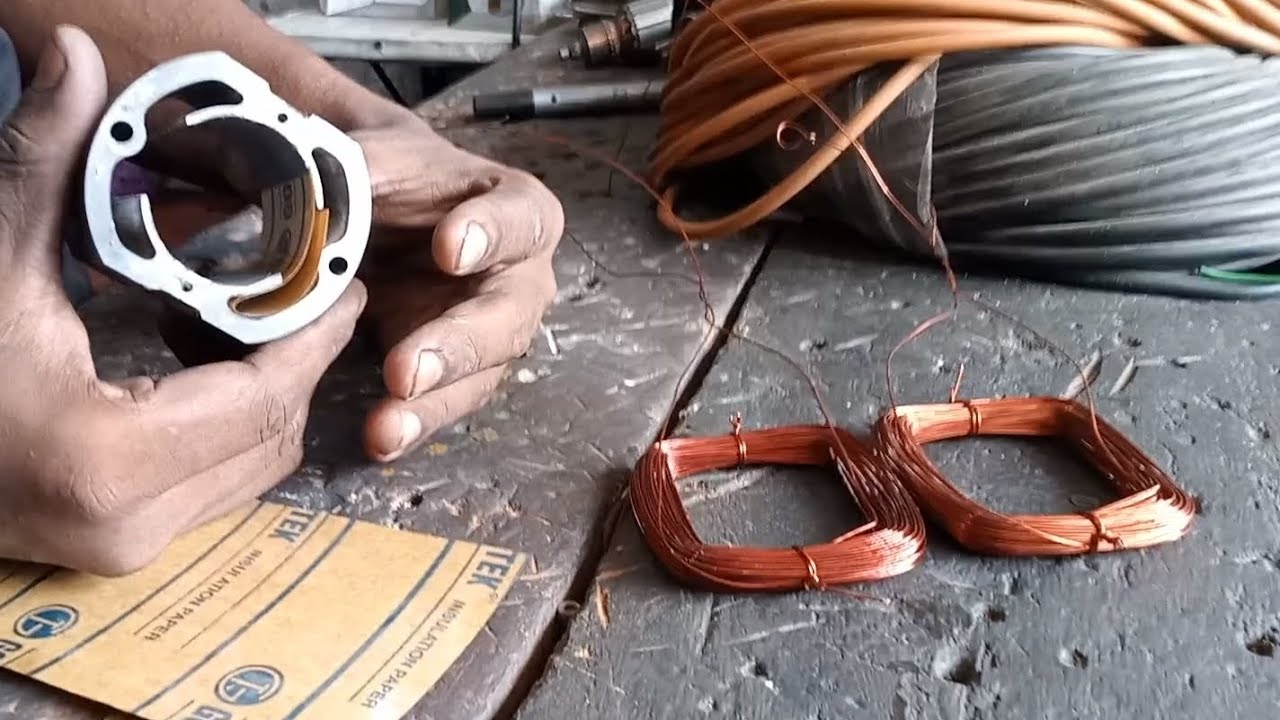 Field coil winding and way of fitting Watch this video , complete video