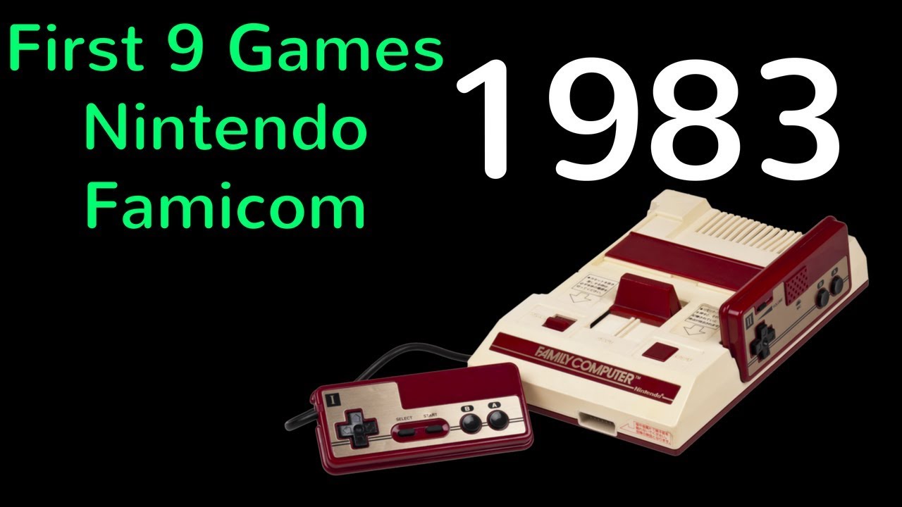 1983- All 9 Games Released for Nintendo Famicom (Japanese NES)