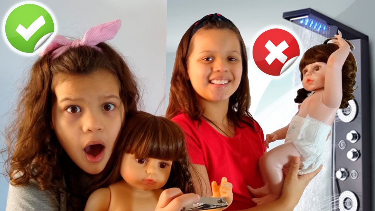 COMO DAR BANHO NA BEBÊ REBORN DE SILICONE SEM ESTRAGAR | ROTINA DE BEBÊ REBORN BANHO