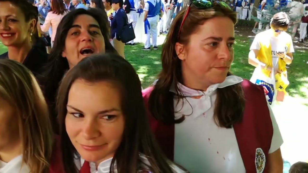 Peña Los que Faltaban de Soria, año 2017....desfile  de la peña el  Domingo de Calderas