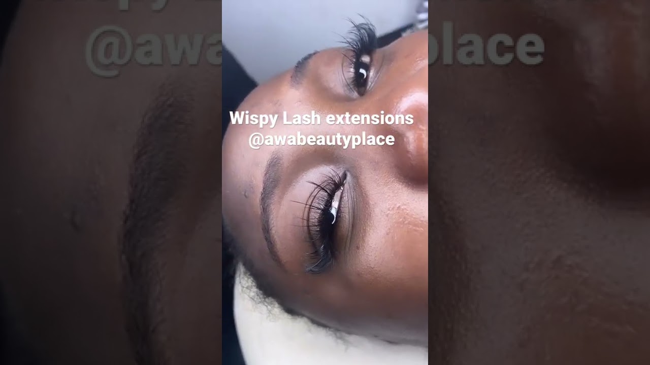 Lash extension,wispy lash it&rsquo;s the &lsquo;spike&rsquo; 4 me😍 @awabeautyplace