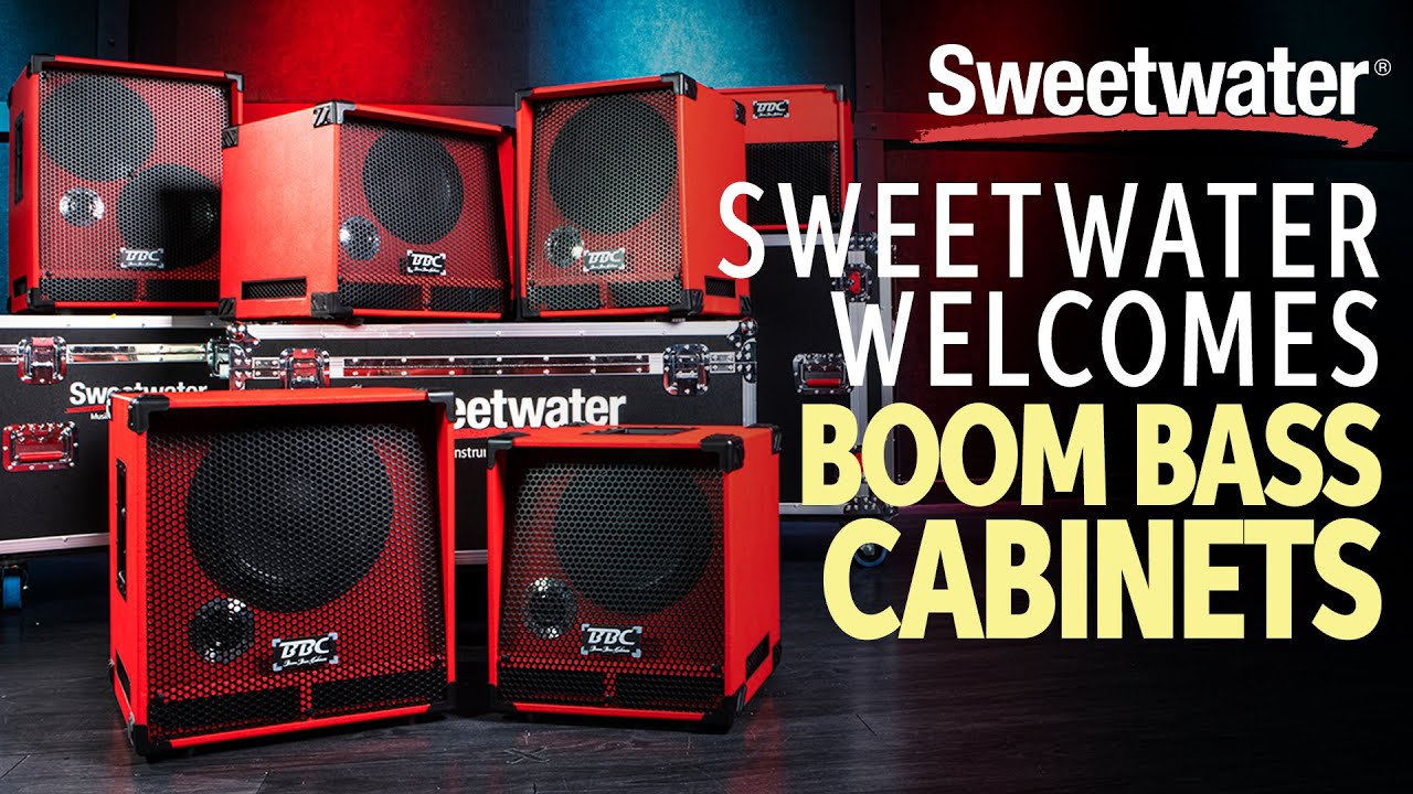 Sweetwater Welcomes Boom Bass Cabinets