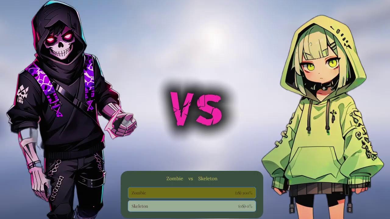 WHO IS BETTER? Zombbie vs Skeleton  | LIVE VOTING CHILL MUSIC