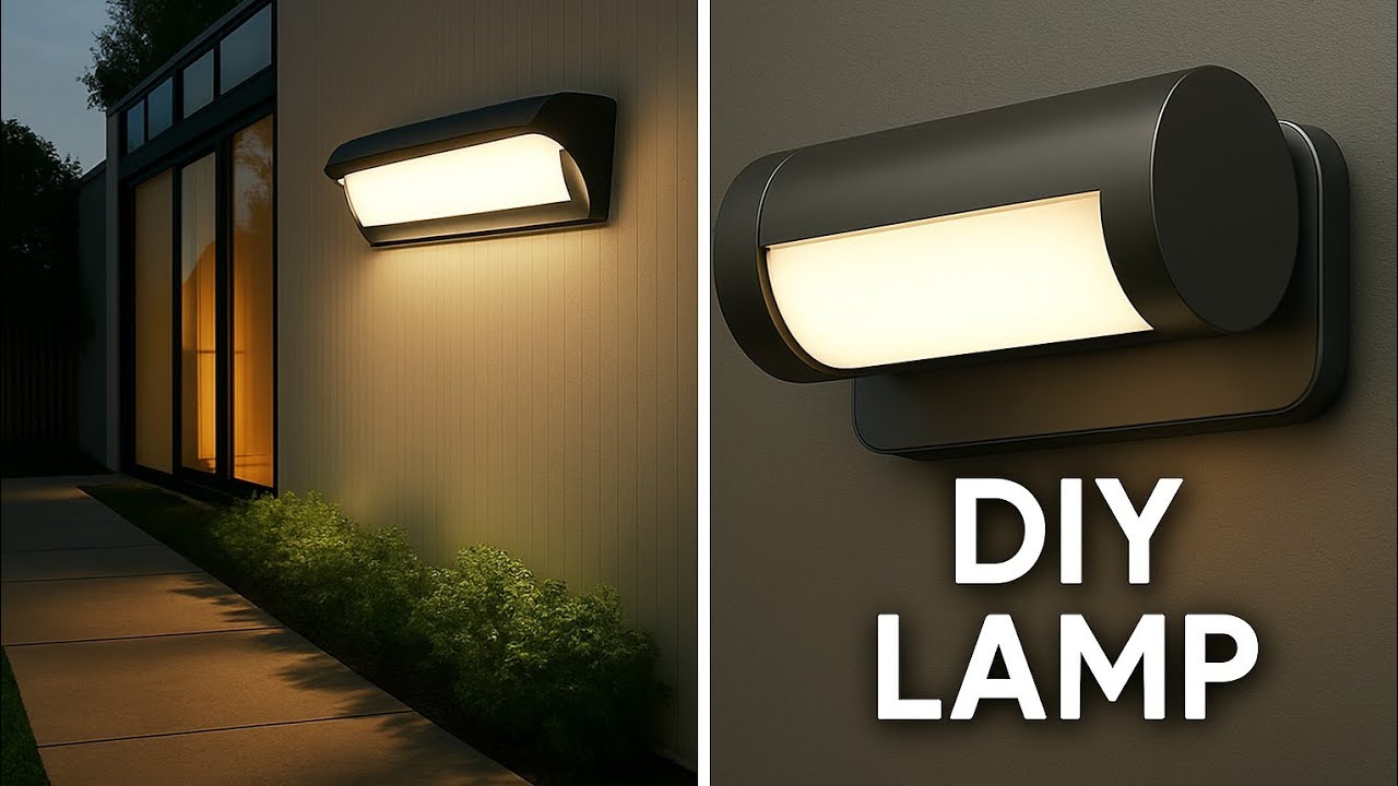 How to make a lamp at home from PVC pipe | stylish lamp |