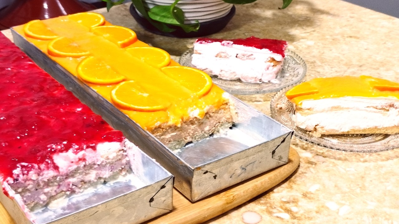 【En Kabyle】Dessert Sans Four: Délice Orange & Fraises qui Fond! 🍊🍓😋
