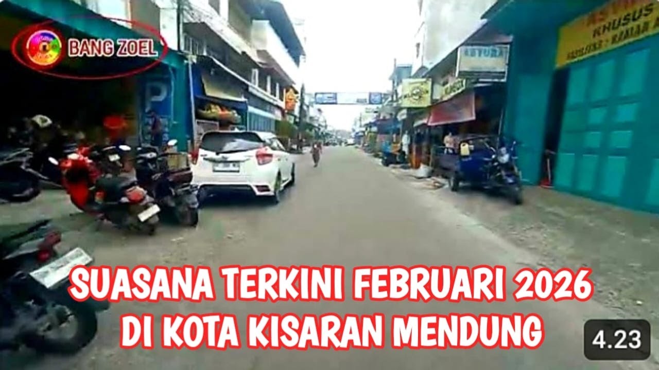 SUASANA TERKINI AWAL FEBRUARI 2026 DI KOTA KISARAN CUACA MENDUNG @bangzoel60 