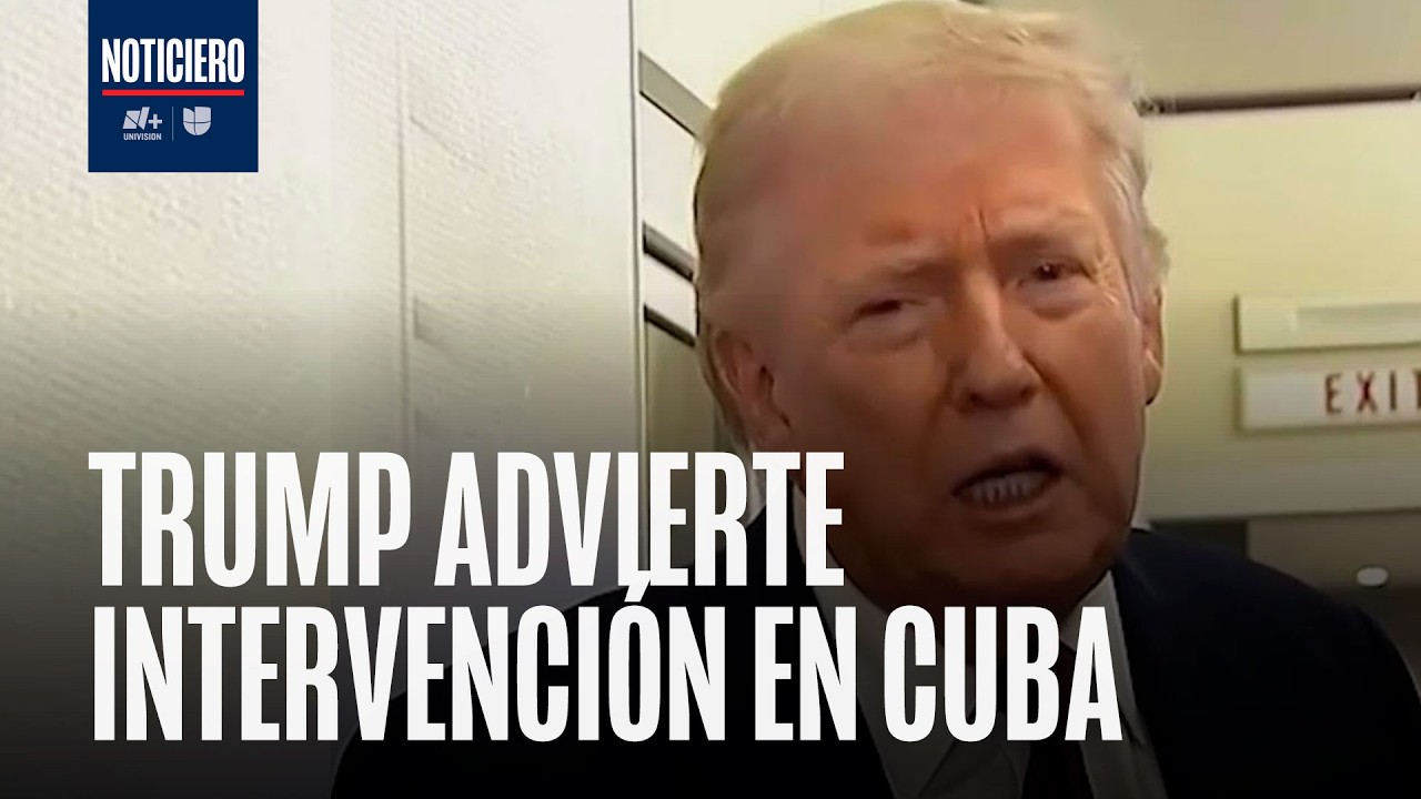 Donald Trump advierte acciones rápidas contra Cuba ante la ola de protestas en la isla