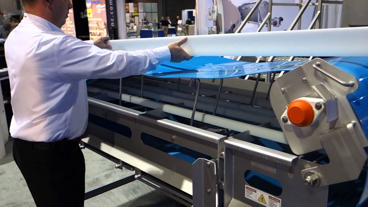 Sanitation Features Demo on Mepaco's New Sanitary Conveyor