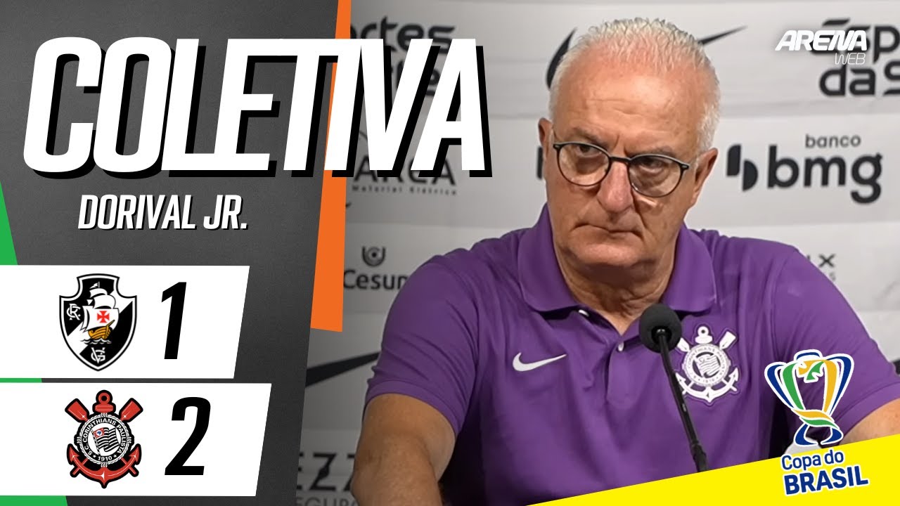 COLETIVA DORIVAL JR | AO VIVO | Vasco x Corinthians - Final Copa do Brasil 2025