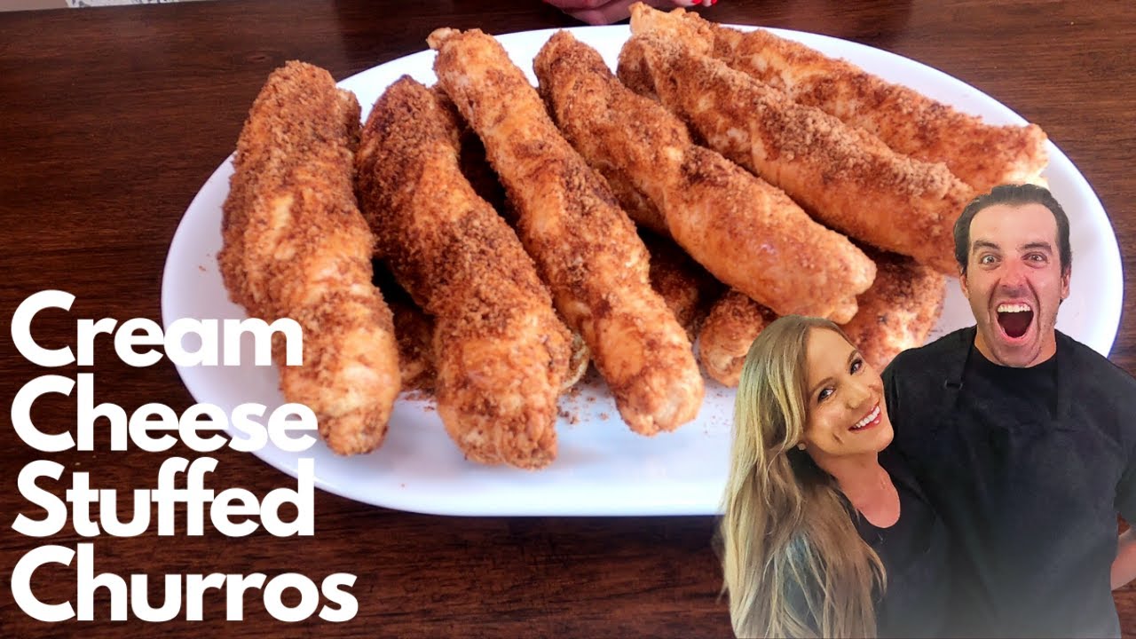 Puff Pastry Recipe | Homemade Churros | Stuffed With Cream Cheese