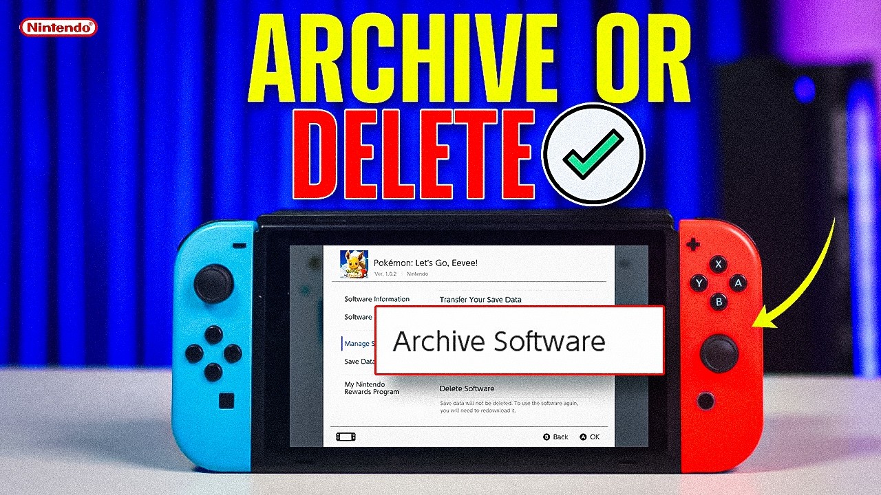 Nintendo Switch: Как архивировать или удалять игры (полное руководство)