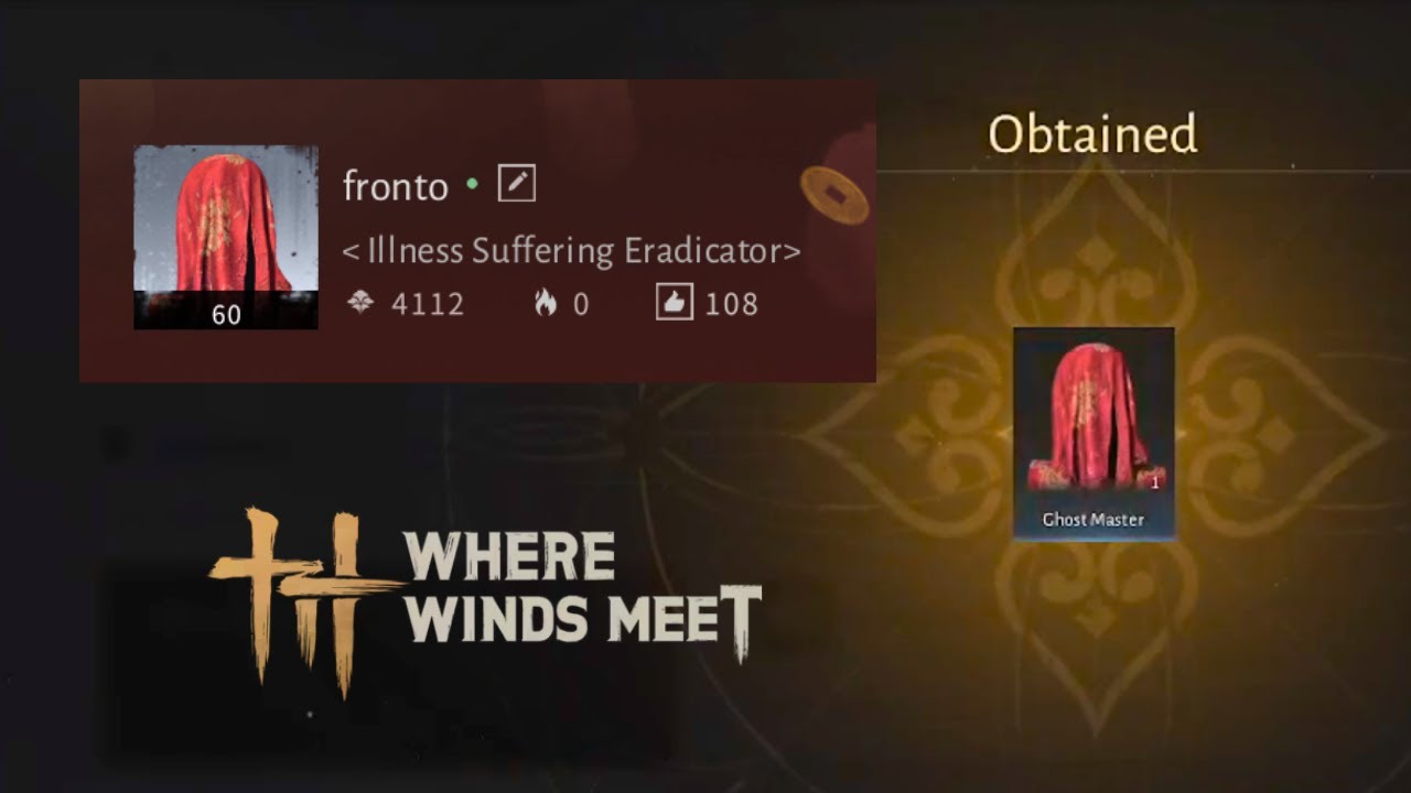 How To Get The Ghost Master Avatar | Where Winds Meet