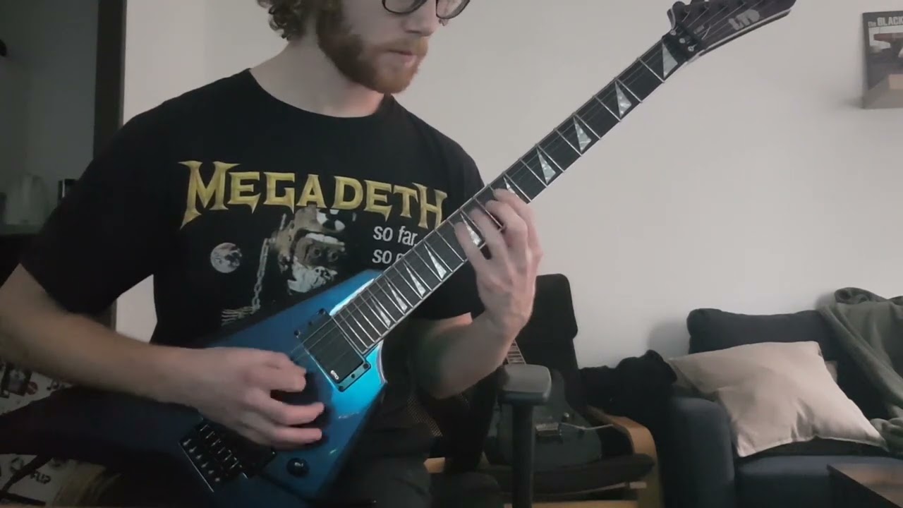 Hellripper - The Cursed Carrion Crown guitar cover (+tab)