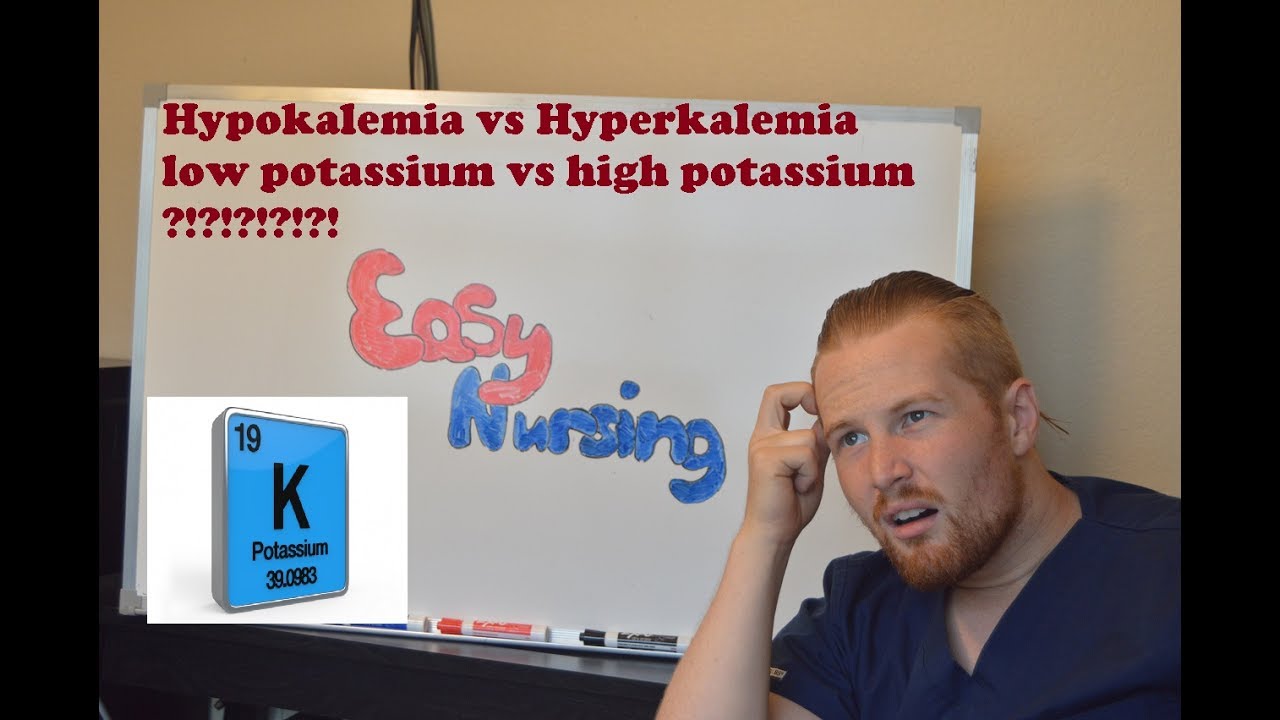 Hypokalemia vs Hyperkalemia - Potassium - NCLEX Review