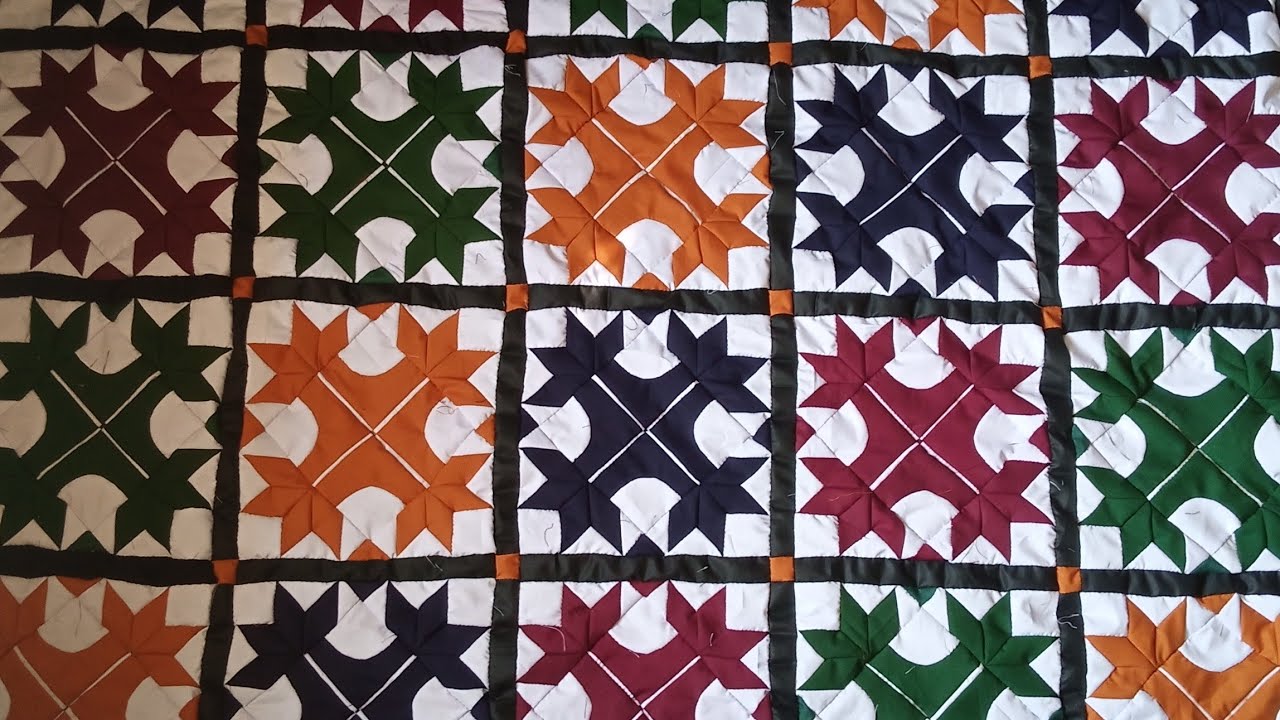 Latest rilli designs | new patchwork quilt pattern | hand made rilli design