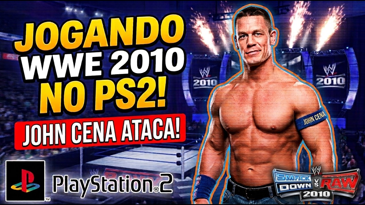 Relembrando WWE 2010 no PS2 com JOHN CENA – Gameplay Nostálgico!