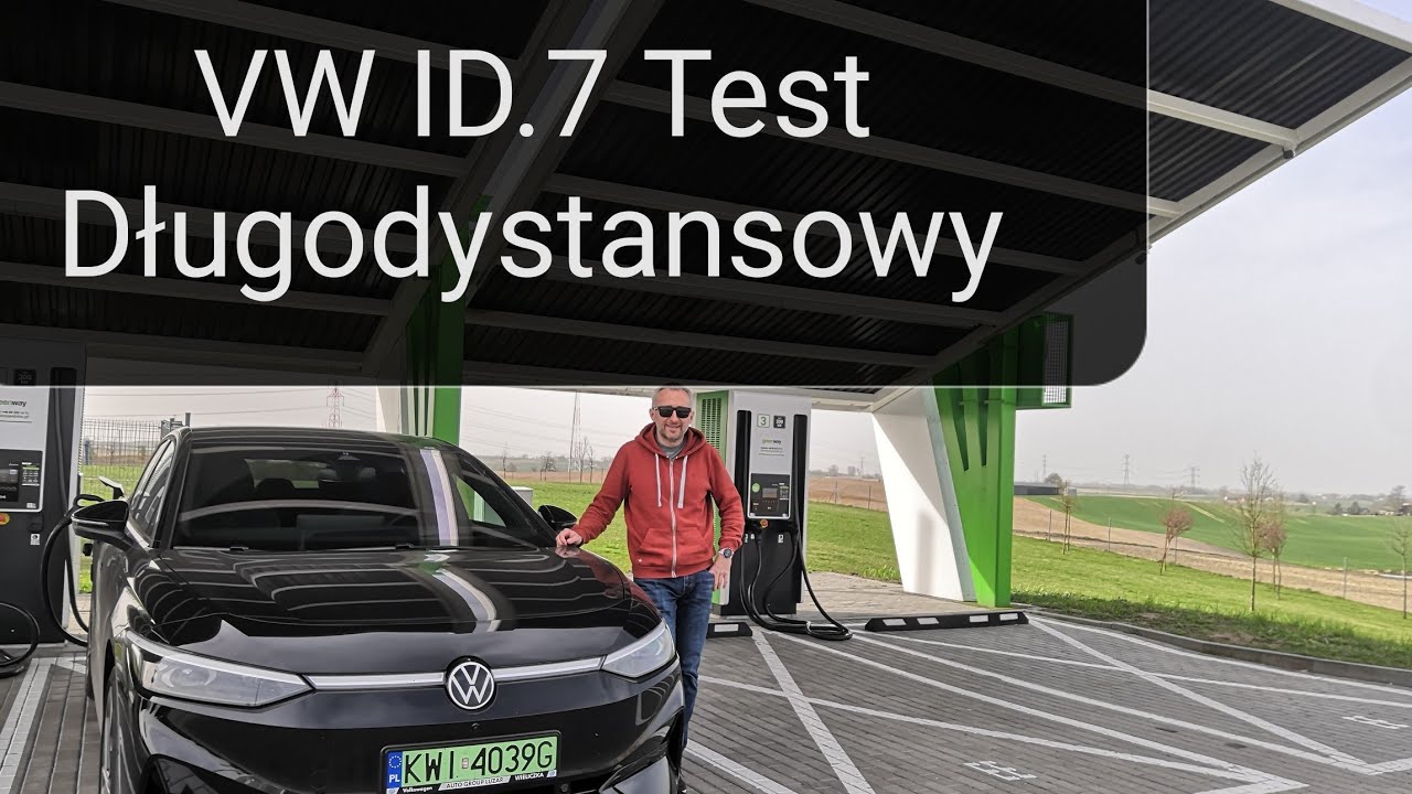 BIAŁOG&Oacute;RA Volkswagen ID.7 na długiej Trasie, Test Długodystansowy, Prawdziwy Długi Bałtyk Test