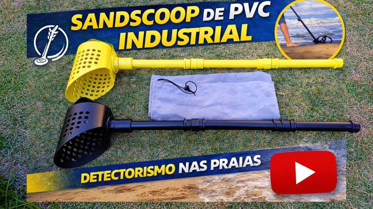 SandScoop de PVC Industrial é revolução para o Detectorismo na Praia