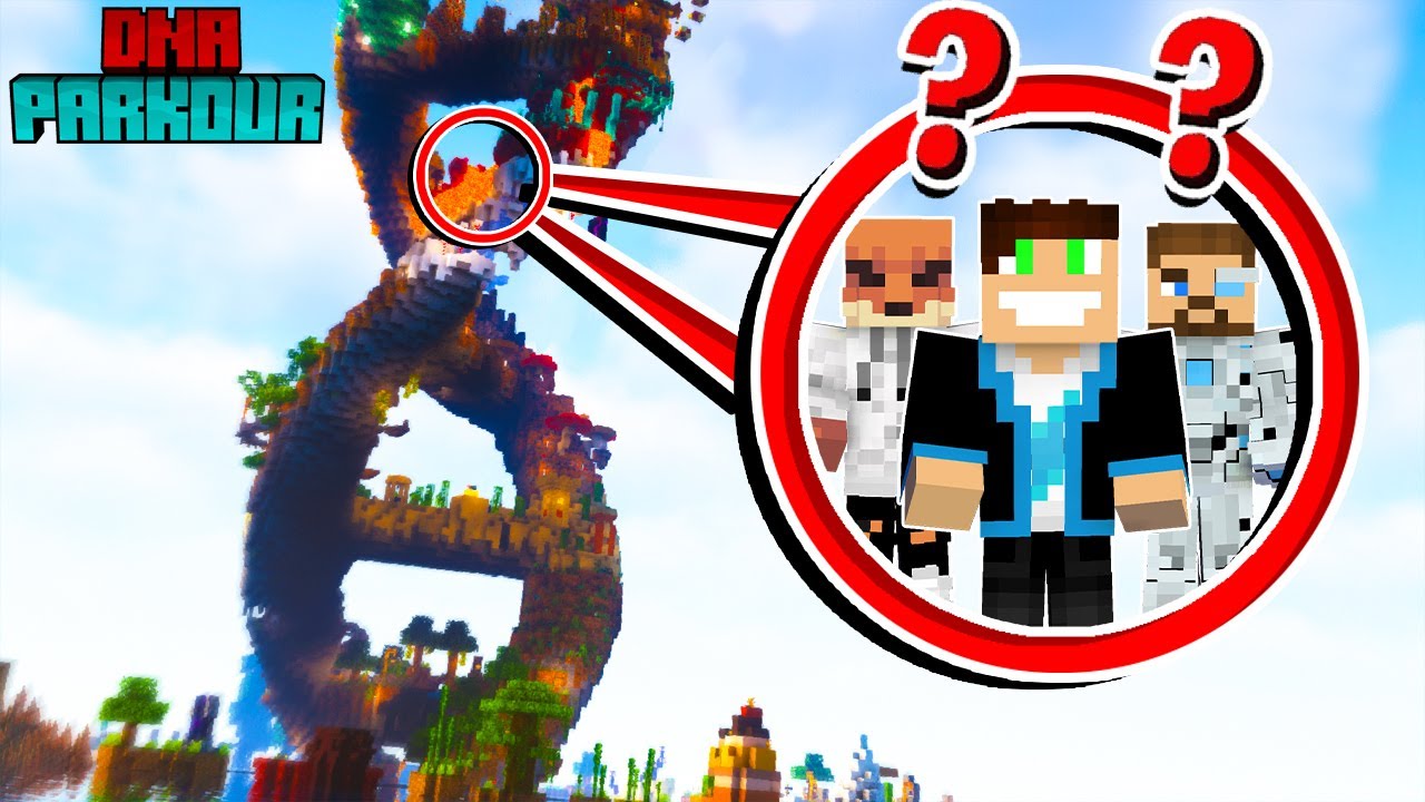 TAKIEJ MAPY JESZCZE NIE BYŁO! | Minecraft DNA Parkour
