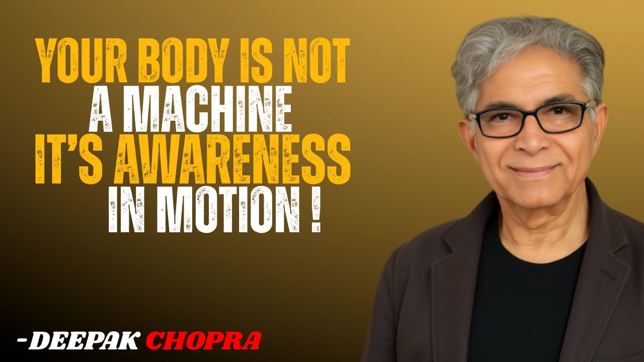 Your Body Is Not a Machine—It’s Awareness in Motion | Inspired by Deepak Chopra