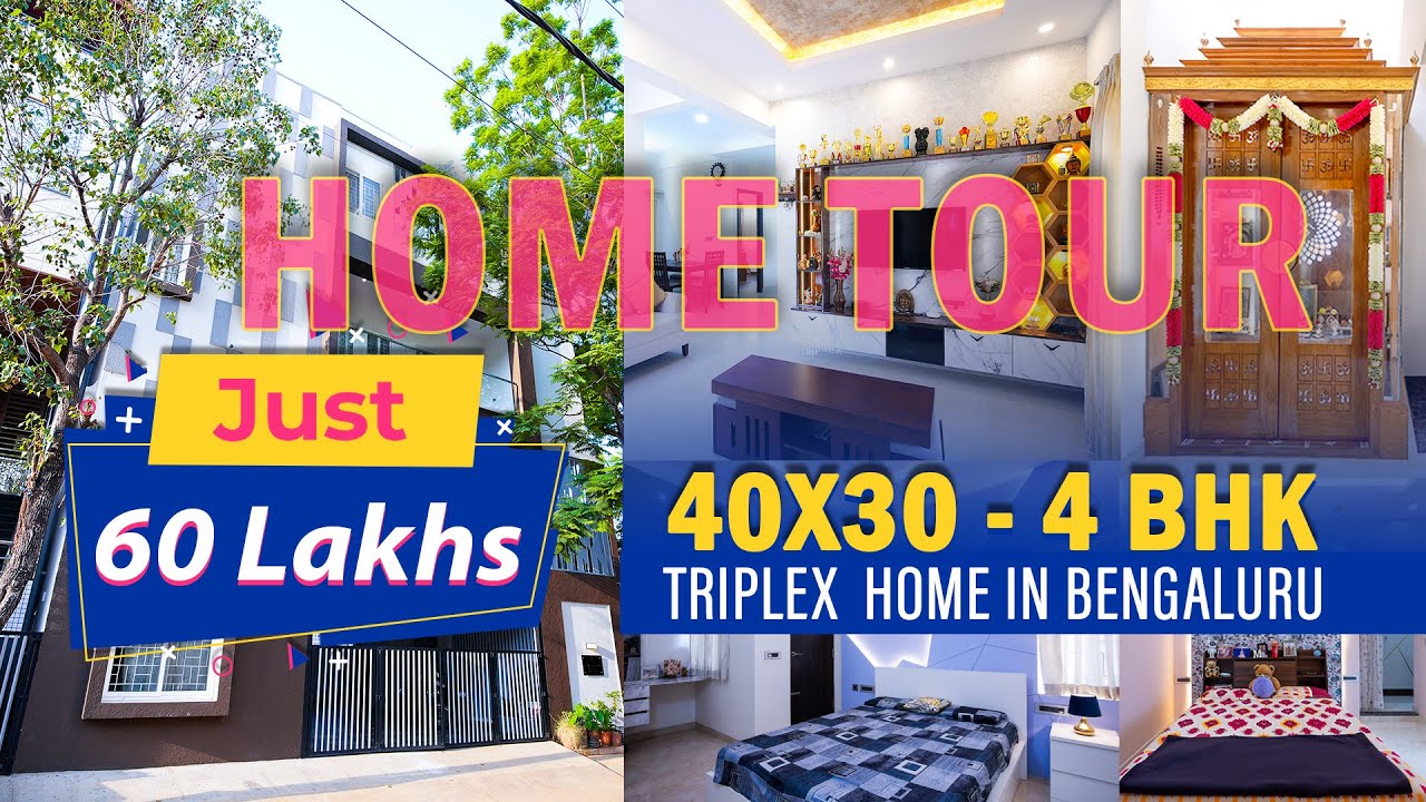 40x30 Dream Home in Bengaluru | Complete House Tour Under ₹60 Lakhs