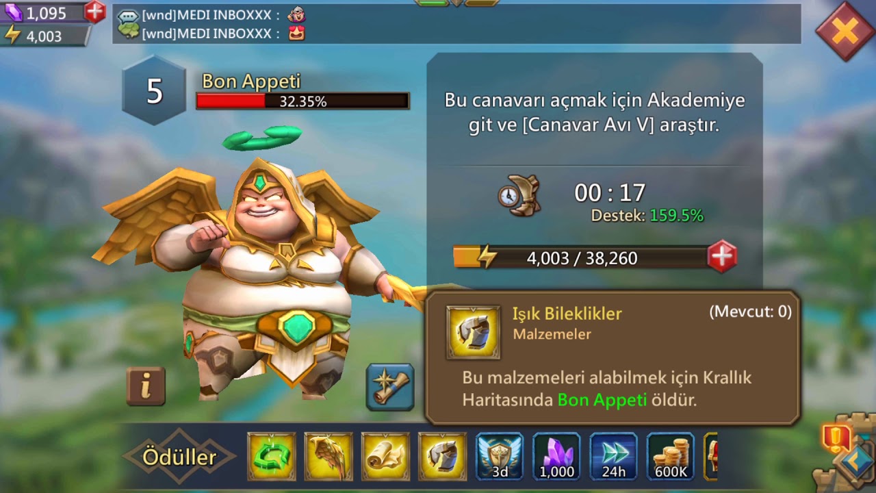 Lords Mobile Lv5 Monster Legendry gift By. Turk45