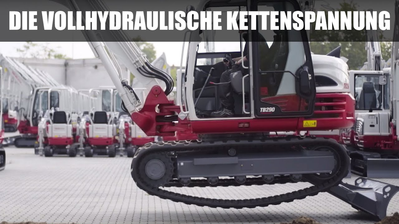 Takeuchi &ndash; Die vollhydraulische Kettenspannung